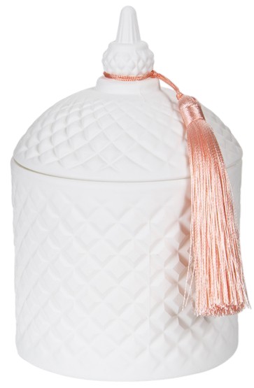 Свічка скло Lefard Парфумована Mint Orchid 9,5х9,5х15 см (818-011)