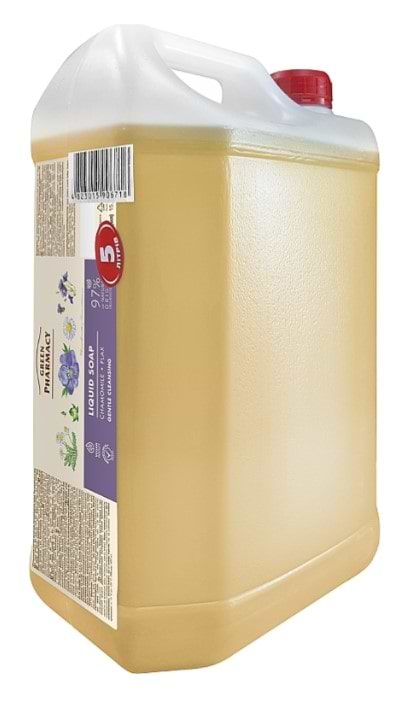 Рідке мило для рук Green Pharmacy Ромашка/льон 5 л (4823015906718)