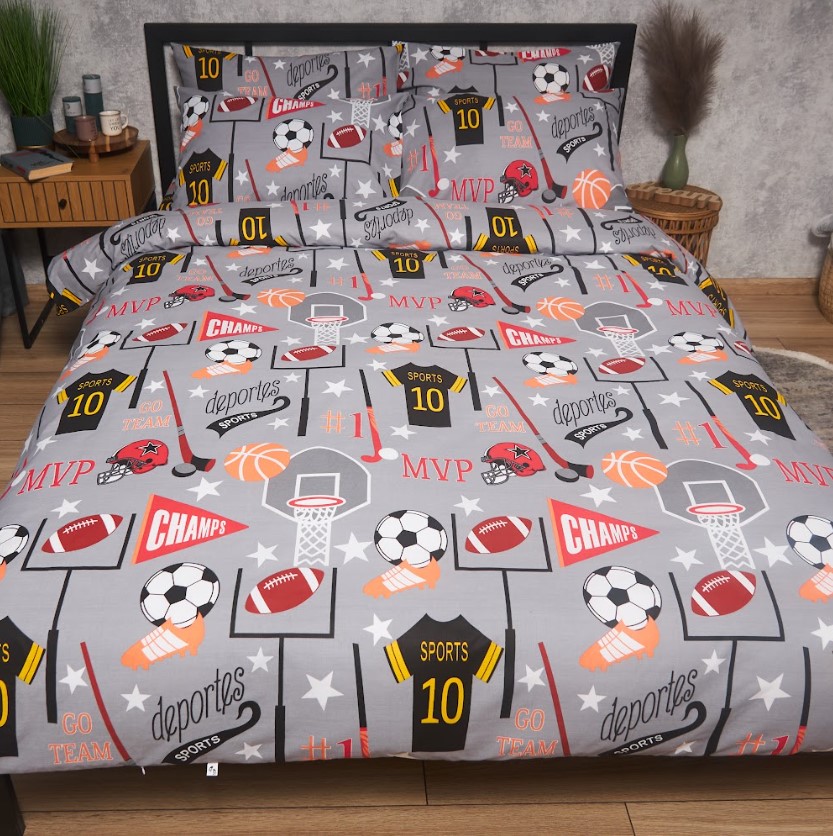 Комплект постельного белья Moon&Star Бязь Gold Люкс Champion’s Rest 143х210х2 нав. 2х70х70 (MS-820008917)