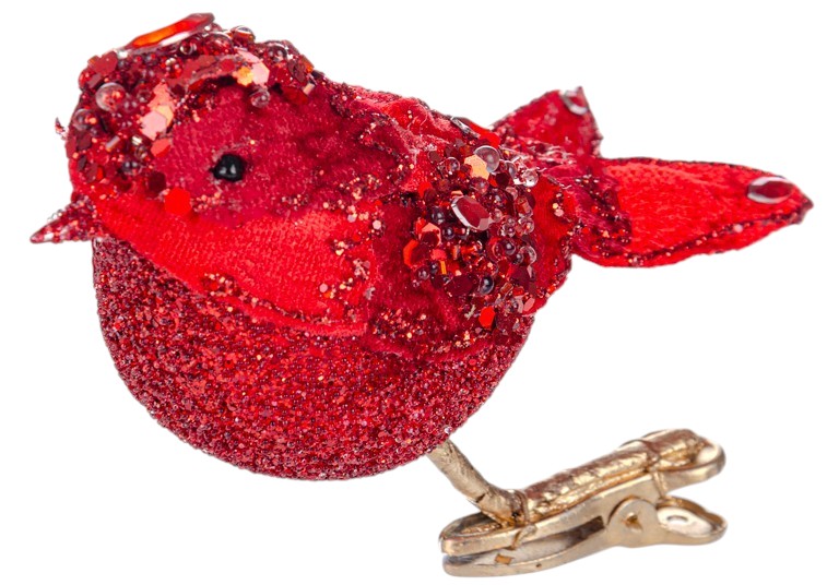 Ёлочная игрушка Lefard Птичка 15х5 см (66-069)