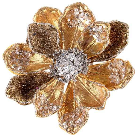 Ёлочная игрушка Lefard Магнолия 13 см (66-184)