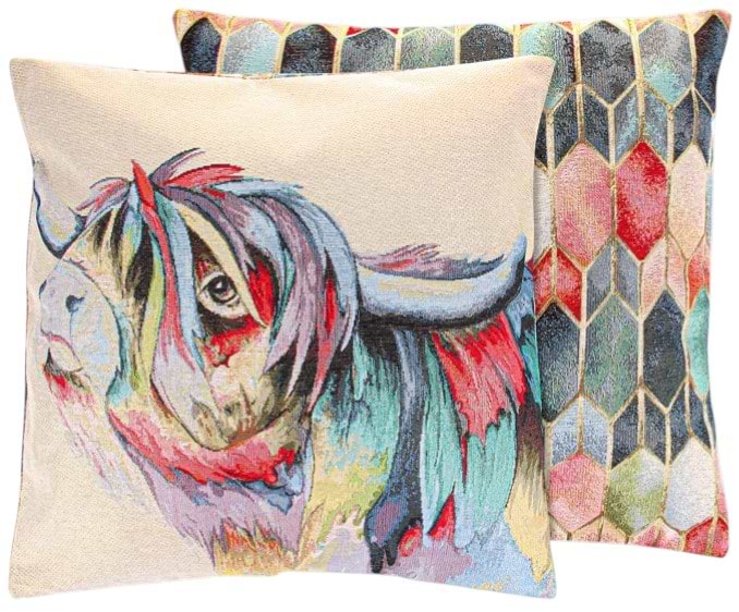 Наволочка Lefard гобеленовая с люрексом Jack двусторонняя 47х47 см (715-082)