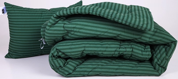 Фото - Ковдра дитяча демісезонна MirSon №131 Сolor Fun Line 17-0612 Stripe Emerald Bamboo 110х140 см +нав 2 шт. (2200010856903)