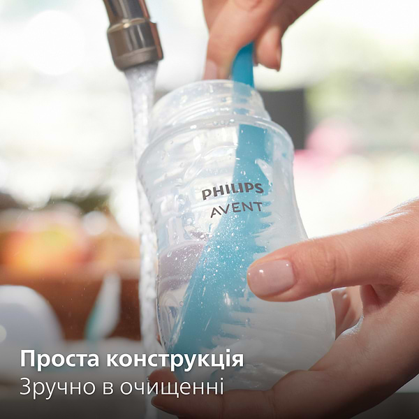 Фото - Бутылочка для кормления Philips AVENT Natural природный поток с клапаном, 125 мл, 1 шт. (SCY670/01)