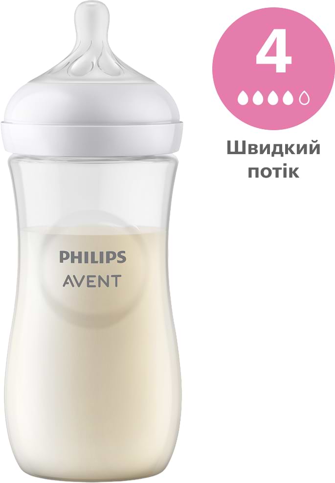 Купити Пляшка для годування Philips AVENT Natural природний потік, 330 мл., 1 шт. (SCY906/01) - Фото 1 Пляшка для годування Philips AVENT Natural природний потік, 330 мл., 1 шт. (SCY906/01) - Фото 1