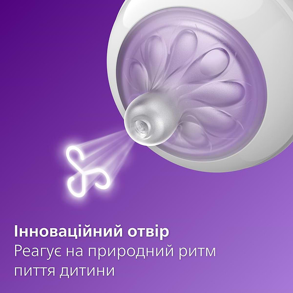 Фото - Пляшка для годування Philips AVENT Natural природний потік 240 мл, 1 шт. (SCY933/01)