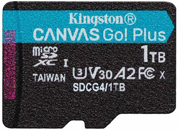 Фото - Карта памяти Kingston MicroSDXC 1TB Canvas Go! Plus G4 Class 10 UHS-I U3 V30 A2 (SDCG4/1TBSP)