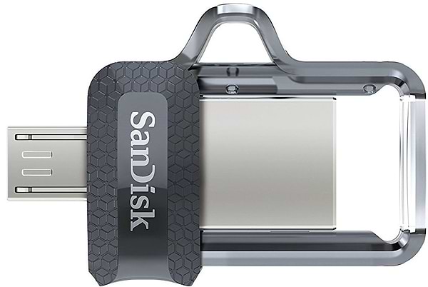 Фото - Флеш USB SanDisk Ultra Dual Drive 64GB USB 3.0 OTG Black (SDDD3-064G-G46)