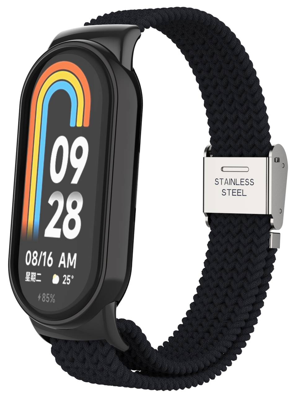 Ремінець для фітнес-браслету ArmorStandart Braided Solo Loop for Xiaomi Mi Band 9/8 Black (ARM69925) - Фото 1