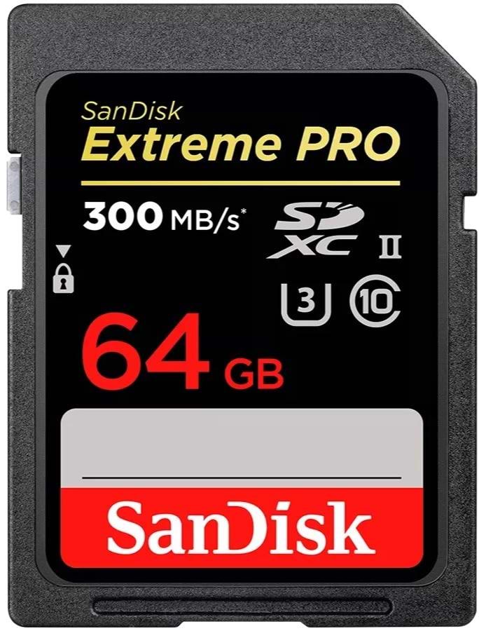 Карта пам'яті SanDisk SDXC 64GB UHS-II (SDSDXEP-064G-GN4IN) - Фото 1