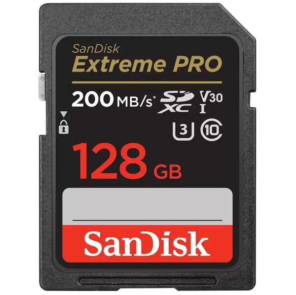 Карта пам'яті SanDisk Extreme PRO 128GB SDXC (SDSDXXD-128G-GN4IN) - Фото 1