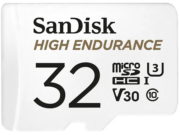 Фото - Карта памяти SanDisk microSDHC 32GB C10 UHS-I U3 V30 High Endurance (SDSQQNR-032G-GN6IA)