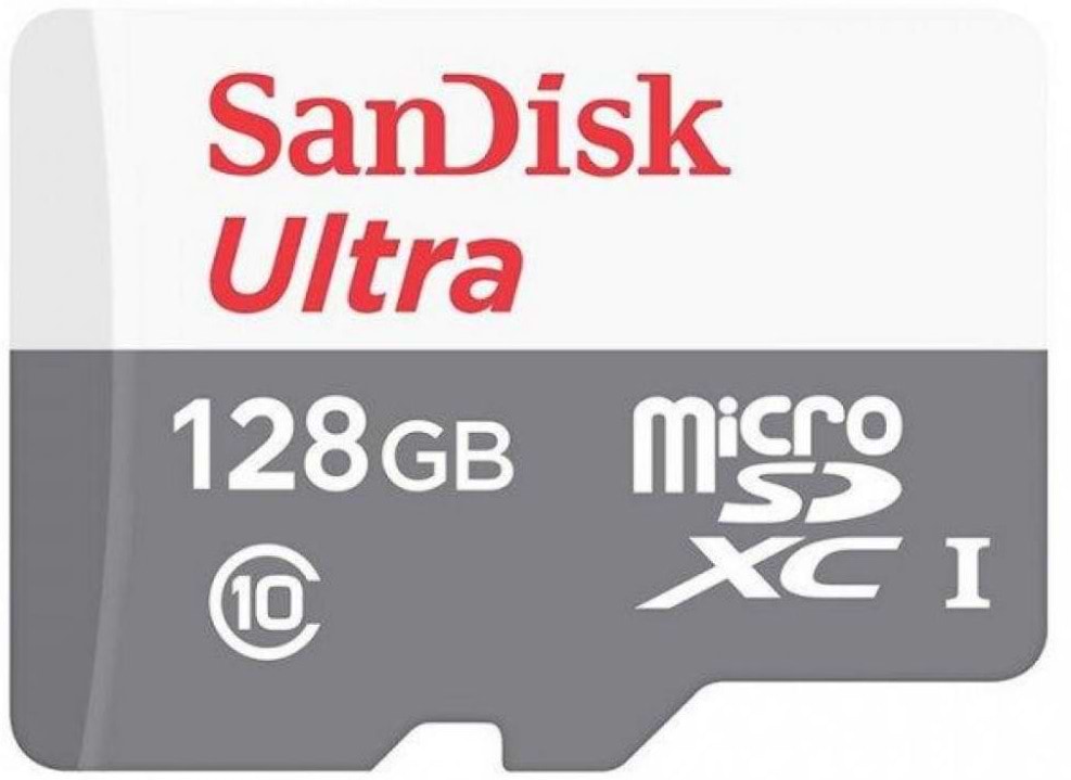 Карта памяти SanDisk microSDXC 128GB C10 UHS-I (SDSQUNR-128G-GN3MA)