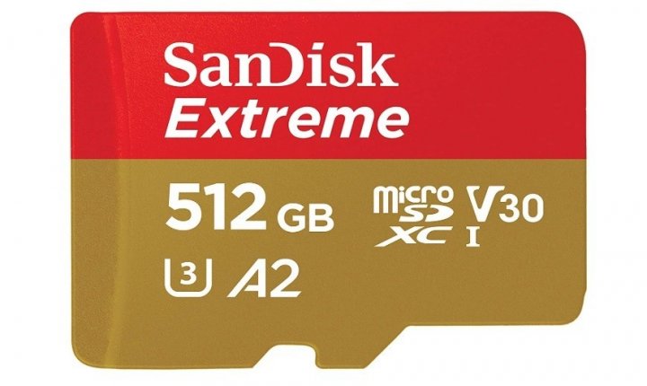 Карта пам'яті SanDisk microSD 512GB C10 UHS-I U3 R190/W130MB/s Extreme V30+SD (SDSQXAV-512G-GN6MA)