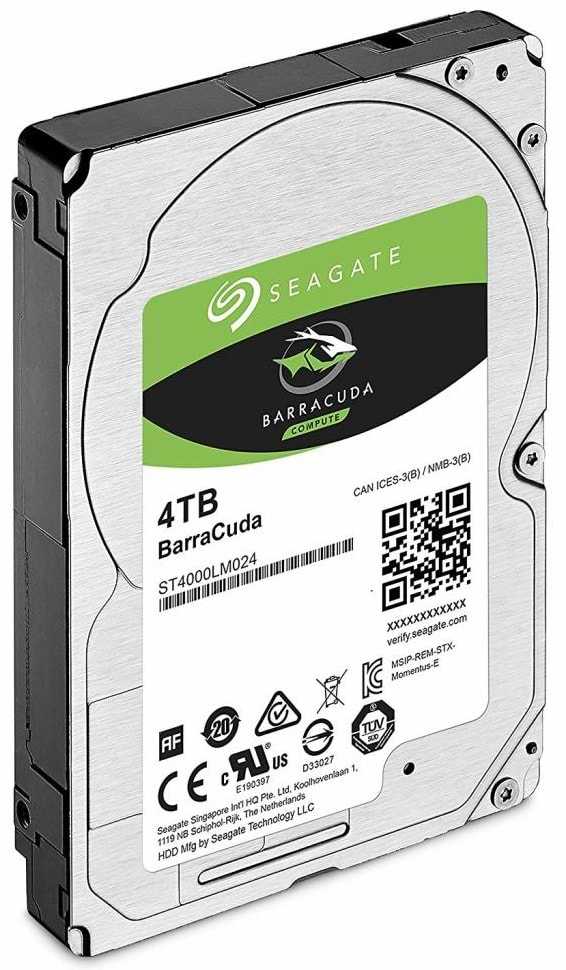 Фото - Уцінка - Жорсткий диск внутрішній Seagate BarraCuda HDD 4TB 5400rpm 128MB 2.5" SATA III (ST4000LM024)