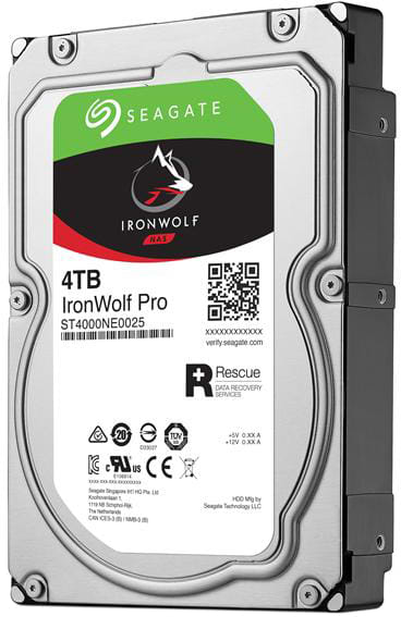 Фото - Жесткий диск внутренний Seagate IronWolf Pro 4TB 7200rpm 128MB 3.5" SATAIII (ST4000NE001)