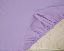 Фото - Простирадло двоспальне Ярослав на резинці бязь 200х180х20 диз.06 (бузковий) (38181)