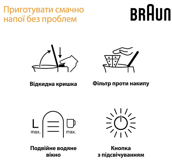 Фото - Электрический чайник Braun WK1500WH