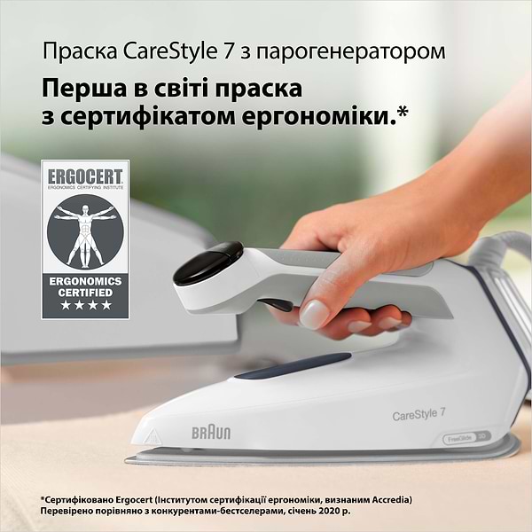 Фото - Утюг с парогенератором Braun IS7262GY