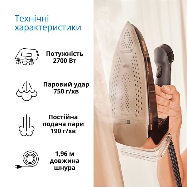 Фото - Уценка - Утюг с парогенератором Braun CareStyle 9 IS9090BK