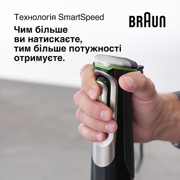 Фото - Блендер заглибний Braun MQ 9187 XLI BK