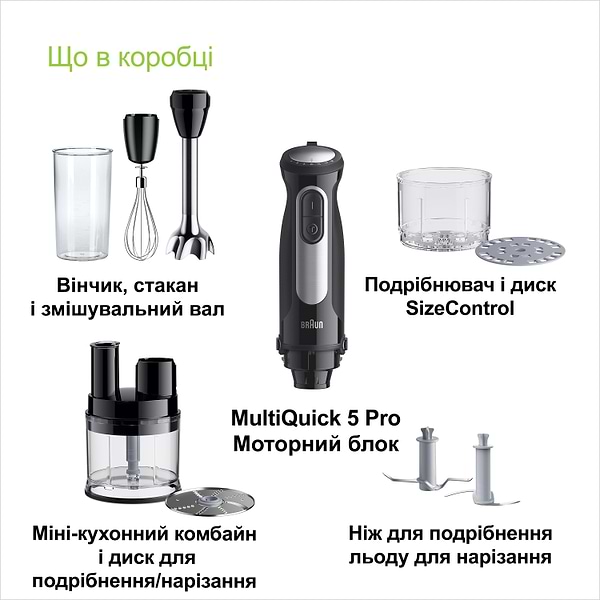 Фото - Уценка - Блендер мини-комбайн Braun MQ 55755 MBK