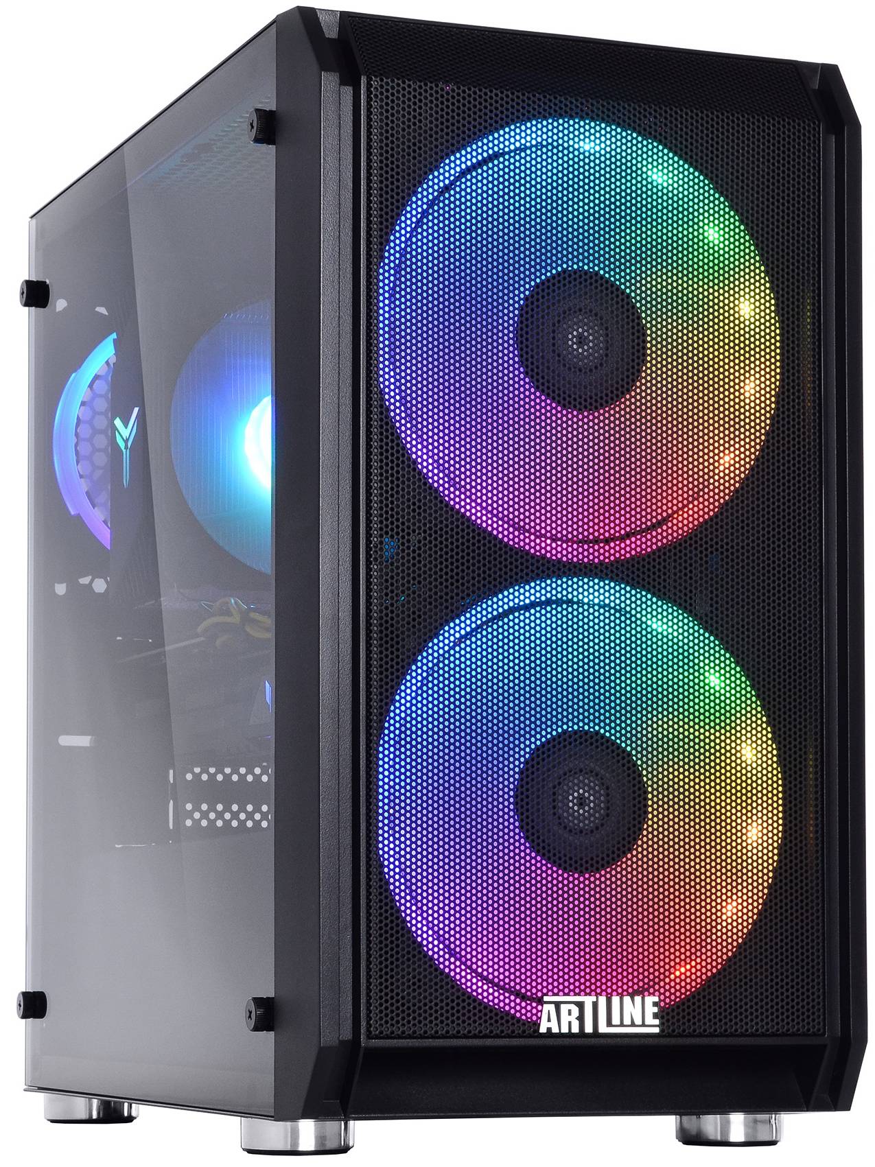 Системный блок QUBE QB i3 14100F RX 6600 8GB NM 3242Win (i314100FRX66008GBNM3242Win) - Фото 1