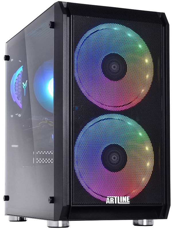 Фото - Системний блок QUBE QB i5 14400F RX 6600 8GB NM 1641Win (i514400FRX66008GBNM1641Win)