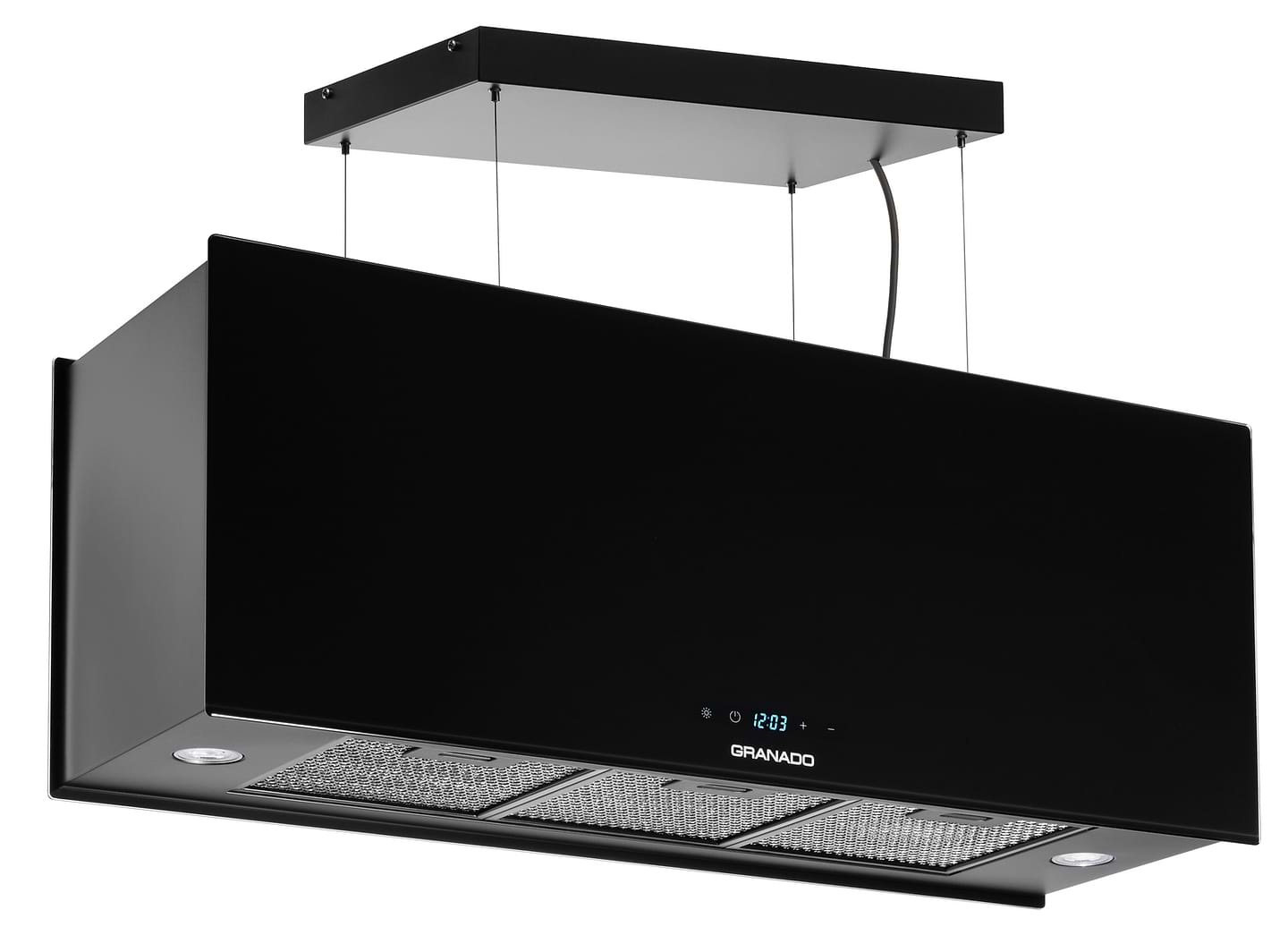Витяжка декоративна GRANADO Segovia 4914-1200 Black Glass - Фото 1