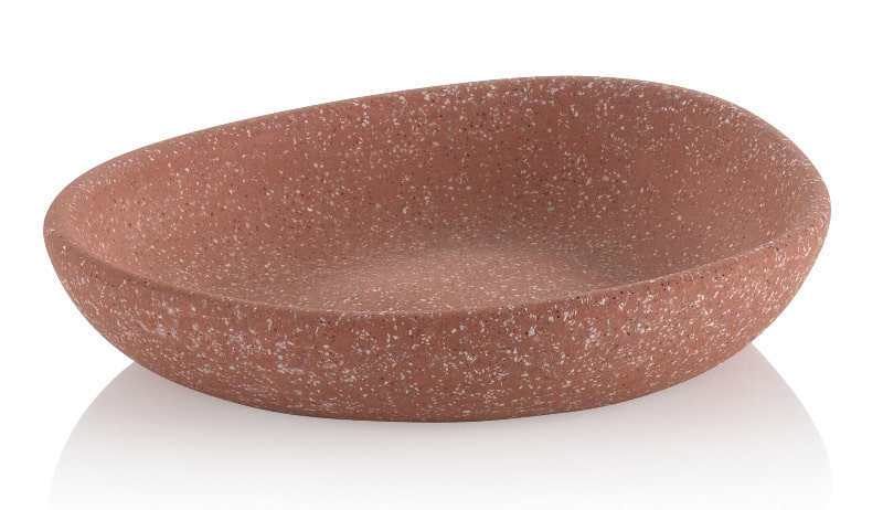 Мыльница Kela Roda красная глина 12х11х2.5 см (23750)