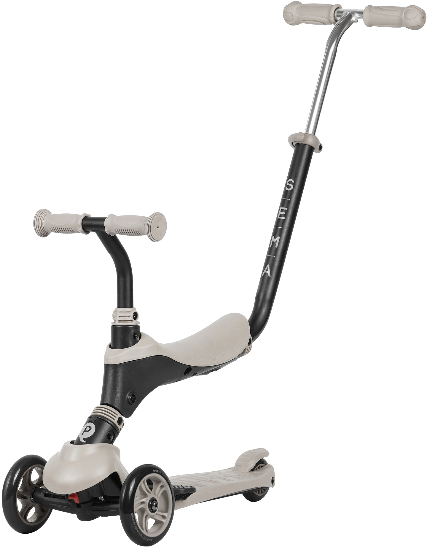 Трёхколёсный самокат Qplay 5 в 1 Sema Beige (ST-004SemaBeige)