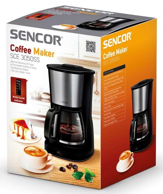 Фото - Кавоварка крапельна Sencor SCE 3050SS