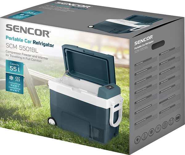 Фото - Холодильник автомобільний Sencor SCM5501BL