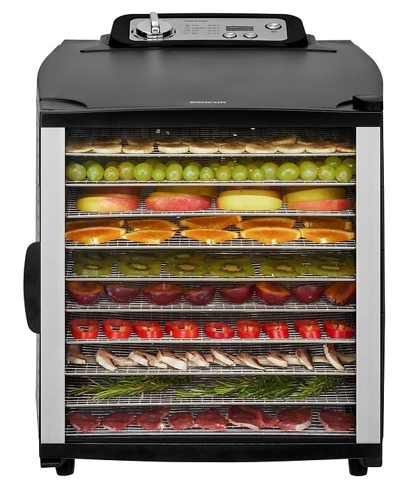 Фото - Сушарка для овочів і фруктів Sencor SFD 7000BK