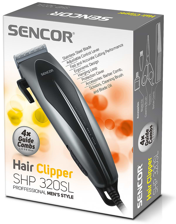 Фото - Машинка для стрижки волосся Sencor SHP320SL