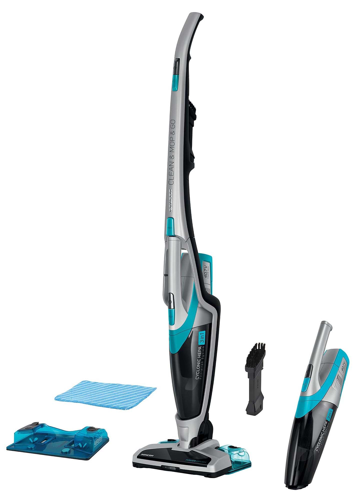 Пылесос ручной для дома Sencor SVC 0740BL-EUE3 - Фото 1