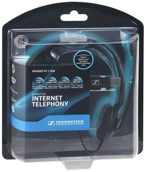 Фото - Гарнитура компьютерная Sennheiser PC 7 USB