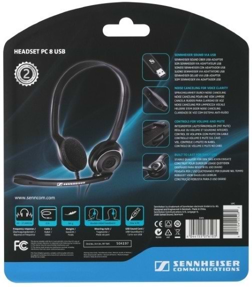 Фото - Гарнітура дротова Sennheiser PC 8 USB