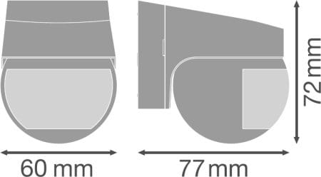Фото - Беспроводной датчик движения Osram Ledvance Wall 110DEG IP44 DG (4058075244757)