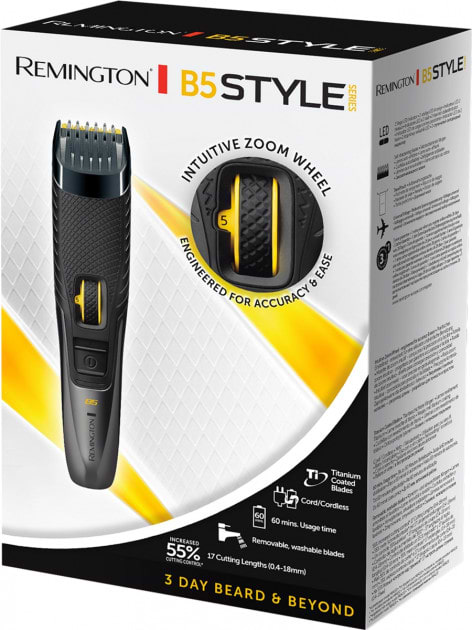 Фото - Тример для вусів і бороди Remington Style Series B5 (MB5000)