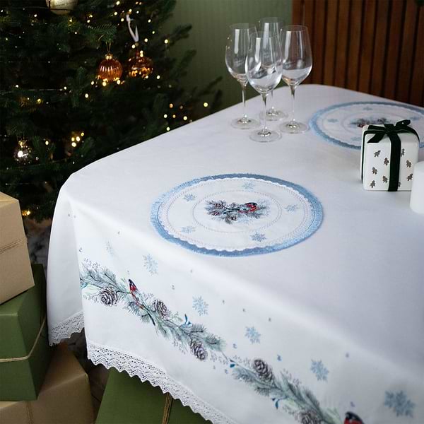 Фото - Салфетка для сервировки Едельвіка Снегири 32 (314-24/09)