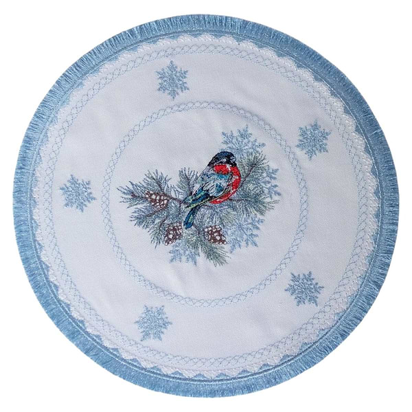 Фото - Салфетка для сервировки Едельвіка Снегири 32 (314-24/09)