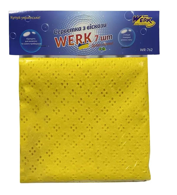 Фото - Серветка побутова Werk 7 шт. (WR762)