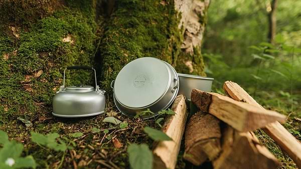 Фото - Набір посуду туристичний Easy Camp Adventure Cook Set L Silver (580039)