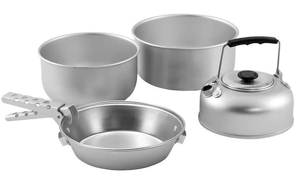 Фото - Набір посуду туристичний Easy Camp Adventure Cook Set L Silver (580039)