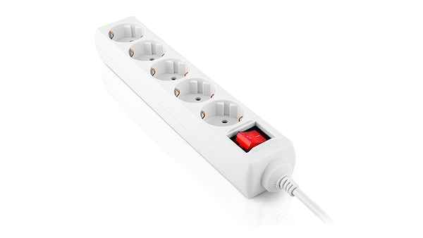 Фото - Мережевий фільтр REAL-EL RS-Protect M, 3m, білий