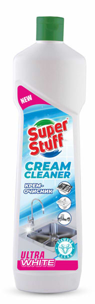 Засіб для чищення універсальний Super Stuff крем для чищення поверхонь Ultra White 500 мл (SF51929)