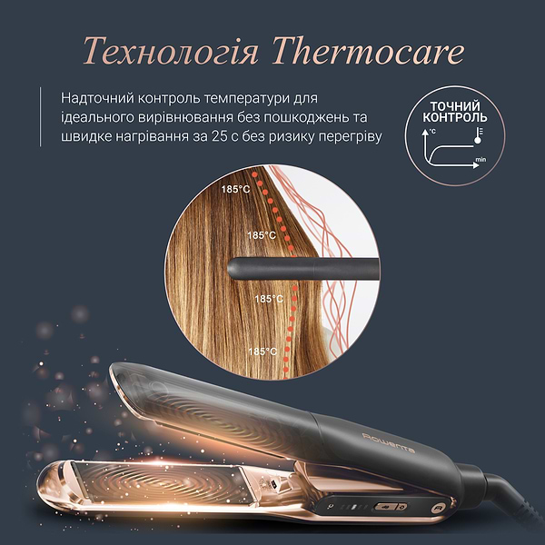 Фото - Уцінка - Вирівнювач волосся Rowenta SF8120F0 Thermocare Ultimate Experience