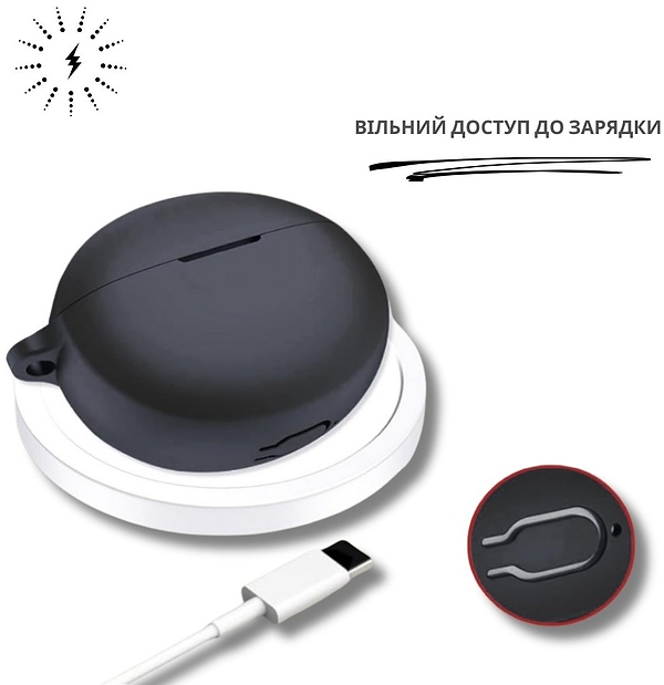 Фото - Чехол для наушников BeCover Silicon for OnePlus Buds 4 Black (714834)