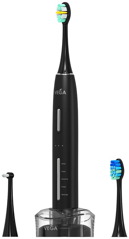 Фото - Зубна щітка електрична Vega Sonic Smart Pro VT-800 B (чорна)